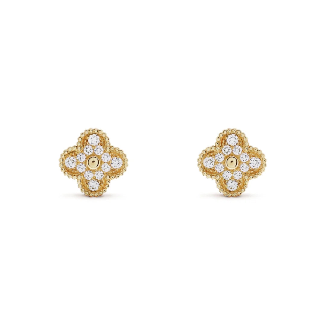 CLOVER | Złote Kolczyki Prestige
