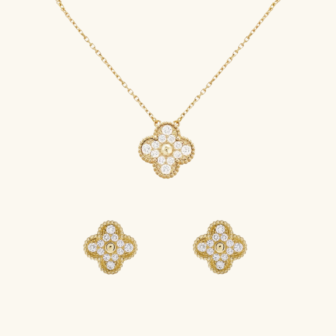 CLOVER | Złota Bransoletka Prestige 2-Zestaw