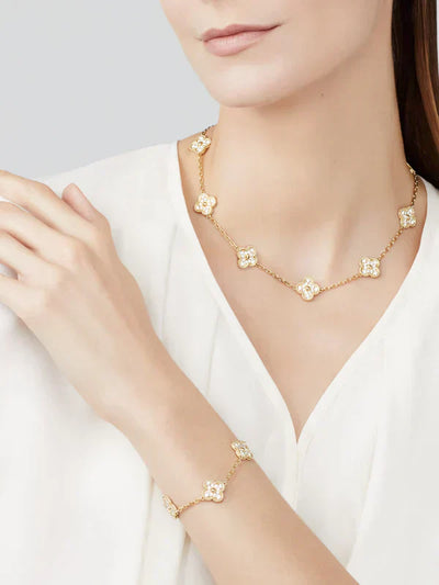 CLOVER | Złota Bransoletka Prestige