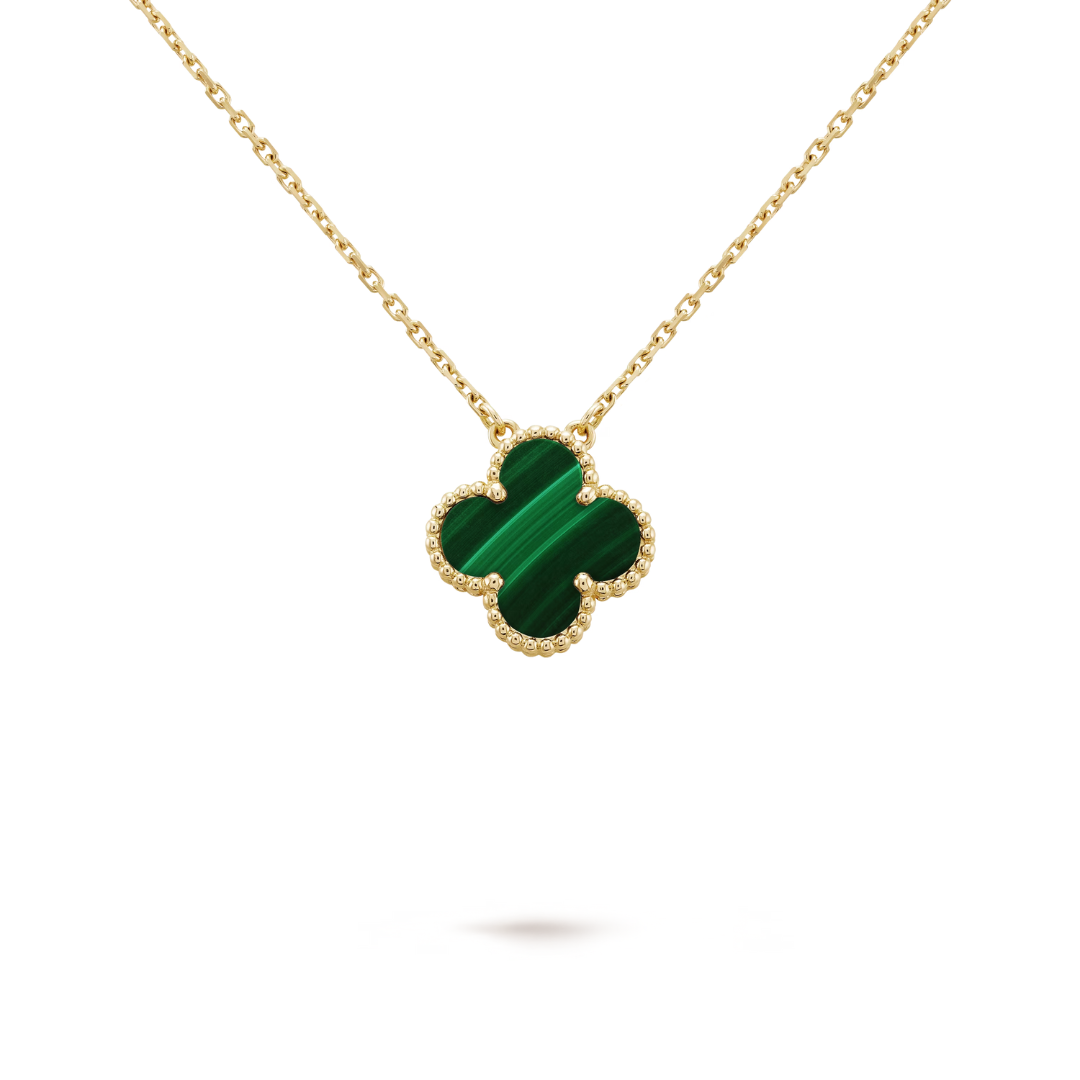 CLOVER | Zielony Naszyjnik
