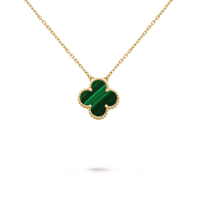 CLOVER | Zielony Naszyjnik