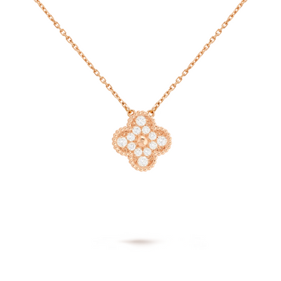 CLOVER | Różowy Naszyjnik Prestige