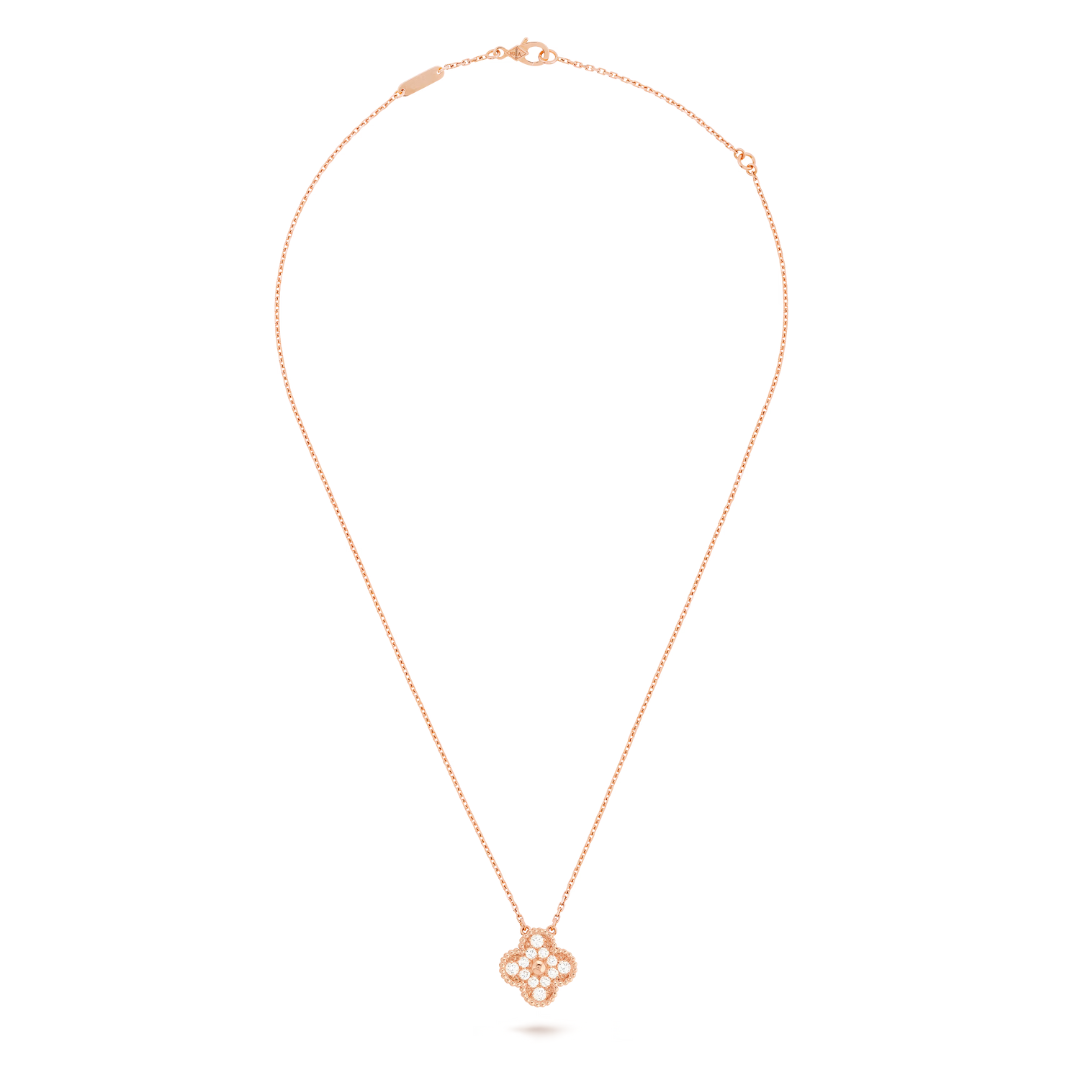 CLOVER | Różowy Naszyjnik Prestige