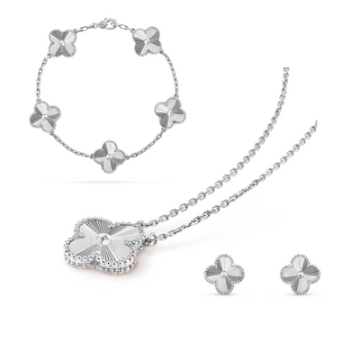 CLOVER | Premium Zestaw Srebrny
