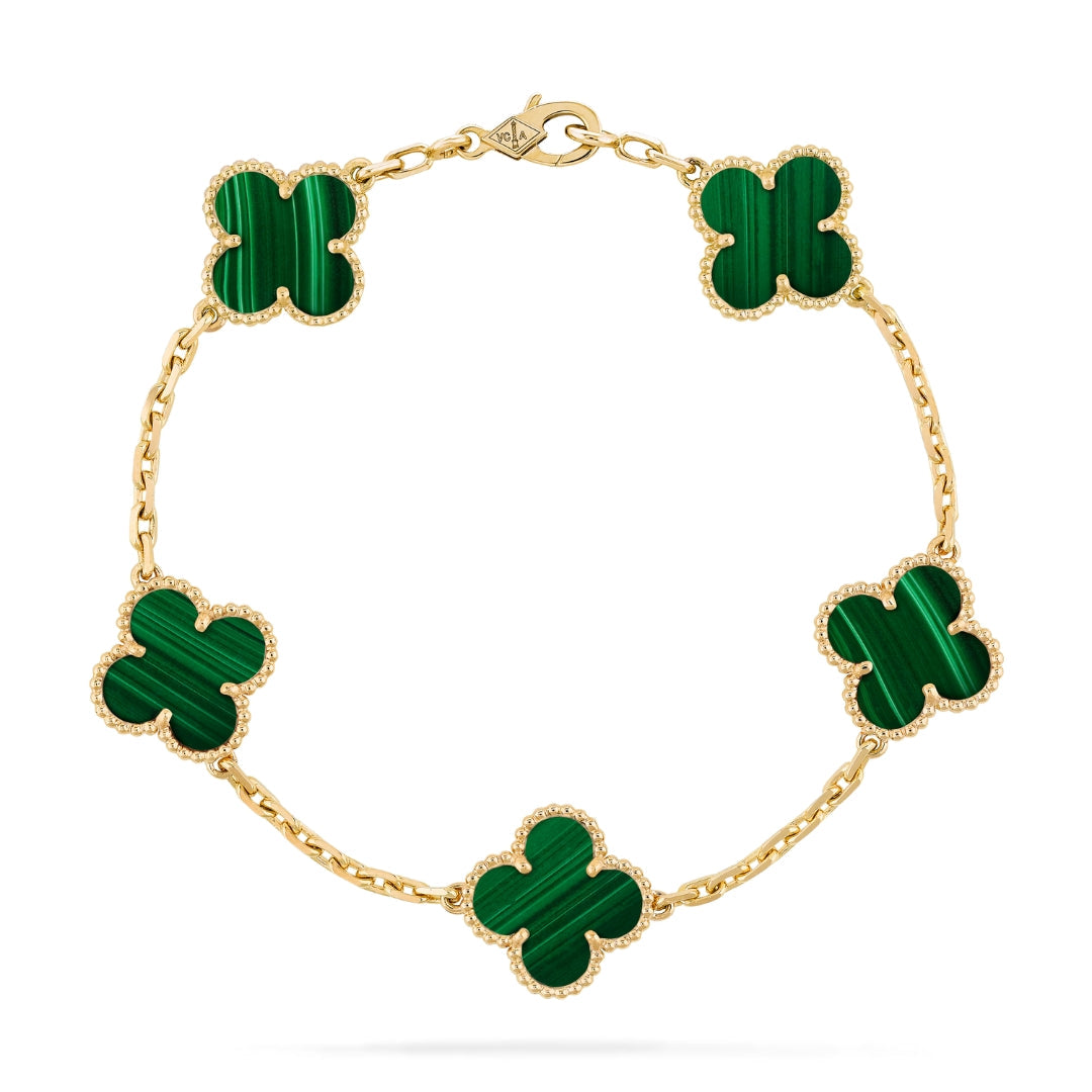 CLOVER | Zielona Bransoletka