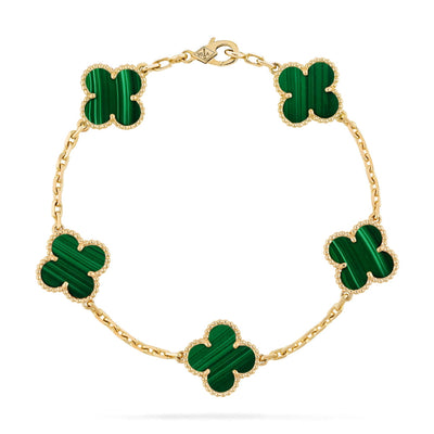 CLOVER | Zielona Bransoletka