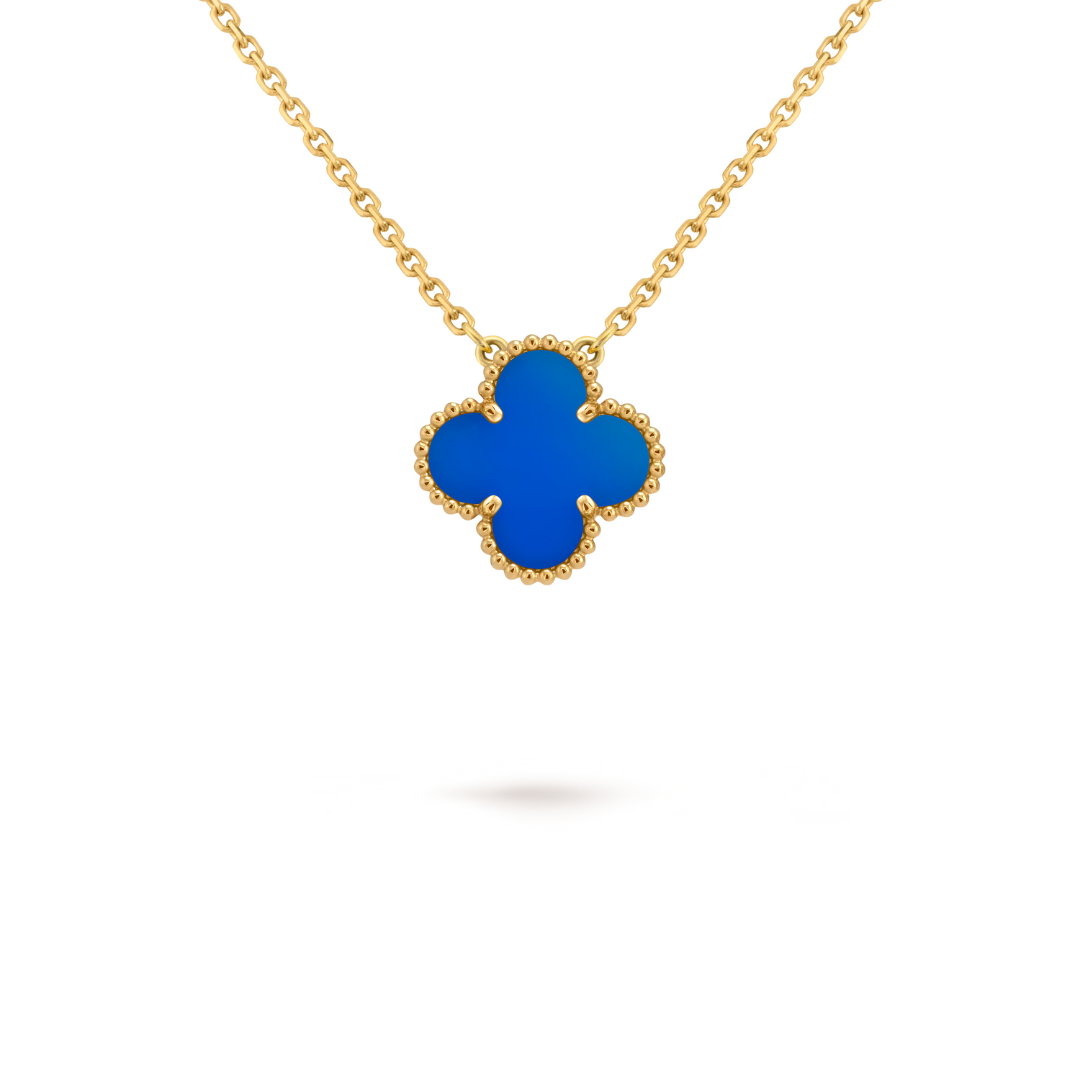 CLOVER | Niebieski Naszyjnik