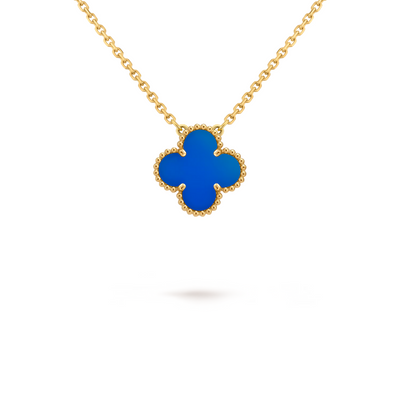 CLOVER | Niebieski Naszyjnik