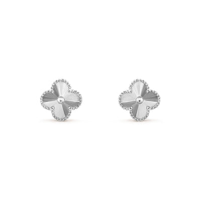 CLOVER | Srebrne Kolczyki
