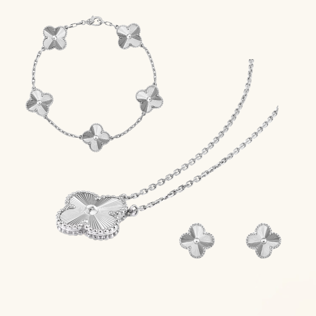 CLOVER | Premium Zestaw Srebrny