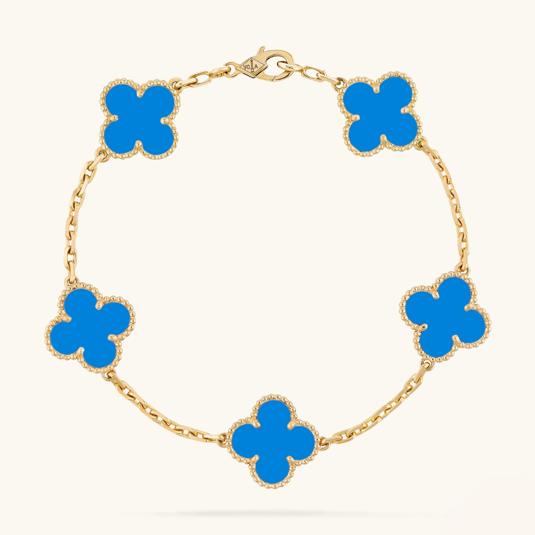 CLOVER | Niebieska Bransoletka