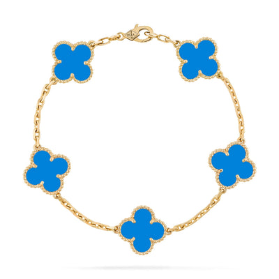 CLOVER | Niebieska Bransoletka