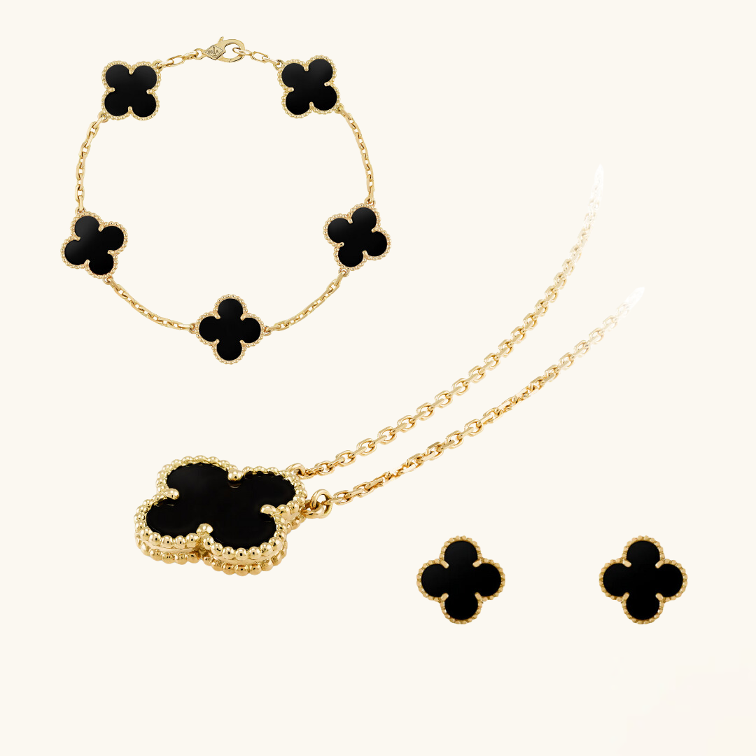 CLOVER | Premium Czarny Zestaw