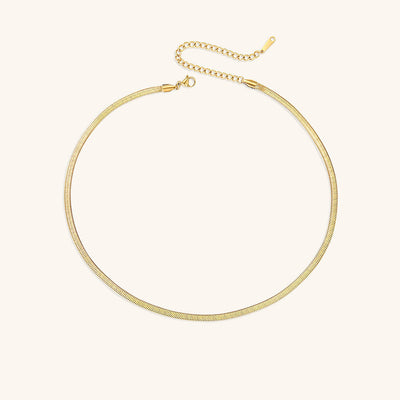 Naszyjnik Elizabeth Gold Herringbone