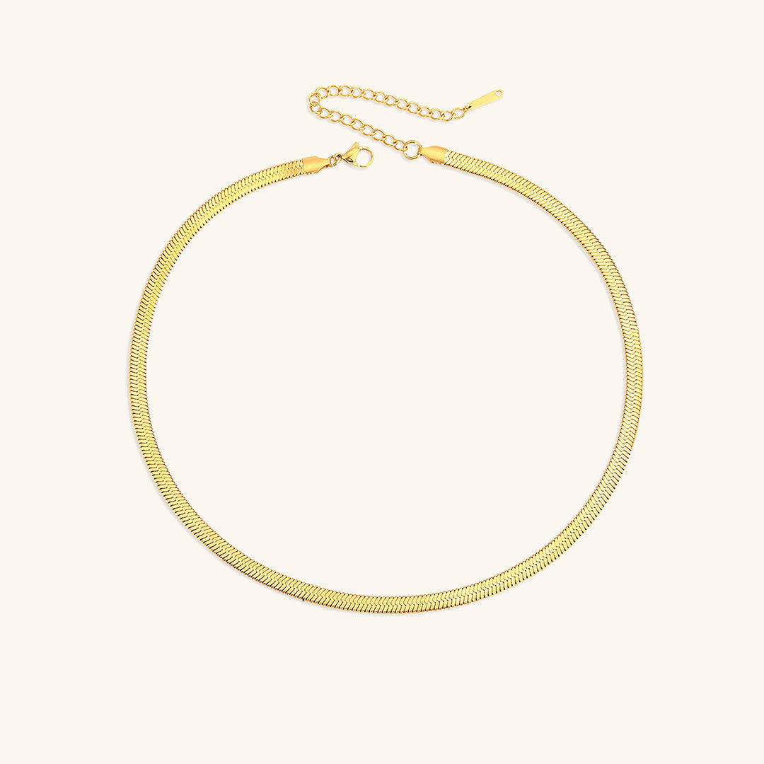 Naszyjnik Elizabeth Gold Herringbone
