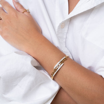 Bransoletka Margot Stone Bangle - Złota